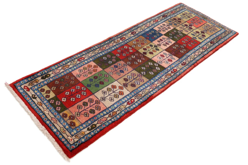 Løper Persisk teppe - klassisk - 185 x 65 cm - flerfarget