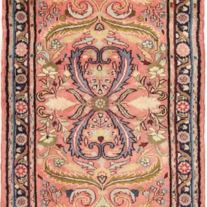 Løper Persisk teppe - klassisk - 188 x 77 cm - lys rød