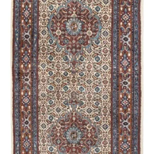 Løper Persisk teppe - klassisk - 196 x 77 cm - beige