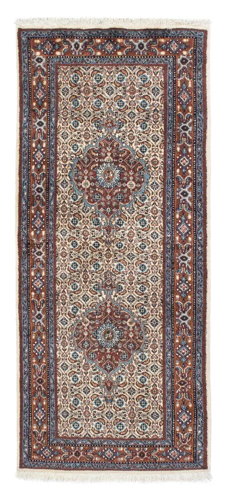 Løper Persisk teppe - klassisk - 196 x 77 cm - beige