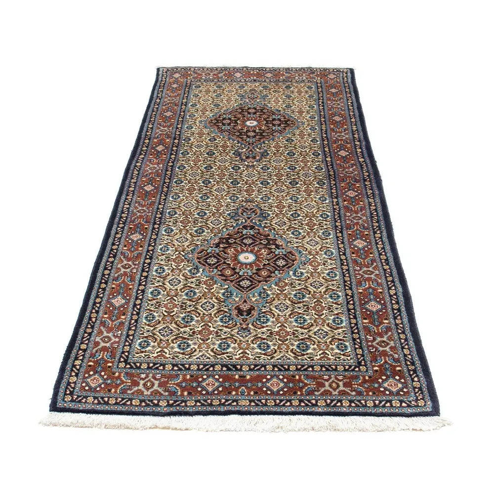 Løper Persisk teppe - klassisk - 196 x 77 cm - beige