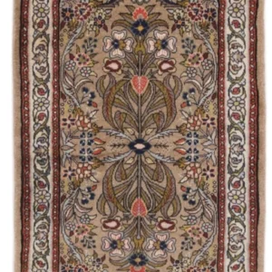 Løper Persisk teppe - klassisk - 200 x 75 cm - mørk beige