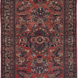 Løper Persisk teppe - klassisk - 210 x 112 cm - mørk rød