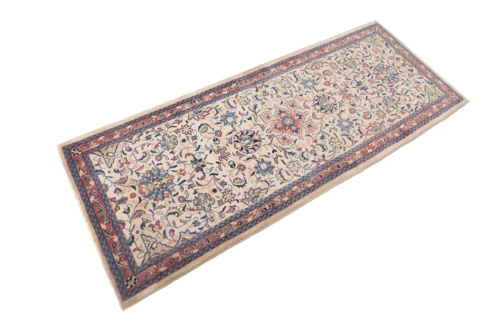 Løper Persisk teppe - klassisk - 210 x 82 cm - krem