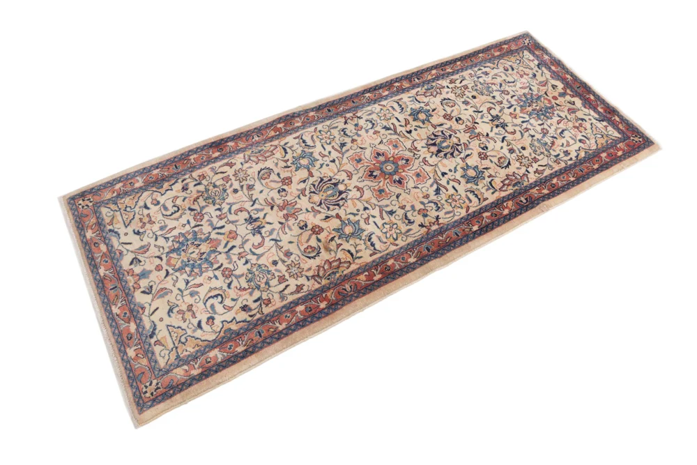 Løper Persisk teppe - klassisk - 210 x 82 cm - krem