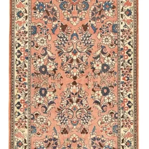 Løper Persisk teppe - klassisk - 213 x 84 cm - lys rød