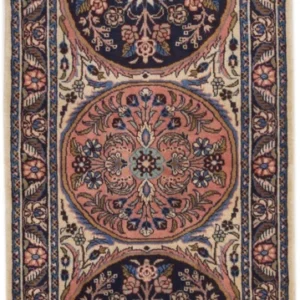 Løper Persisk teppe - klassisk - 215 x 80 cm - flerfarget