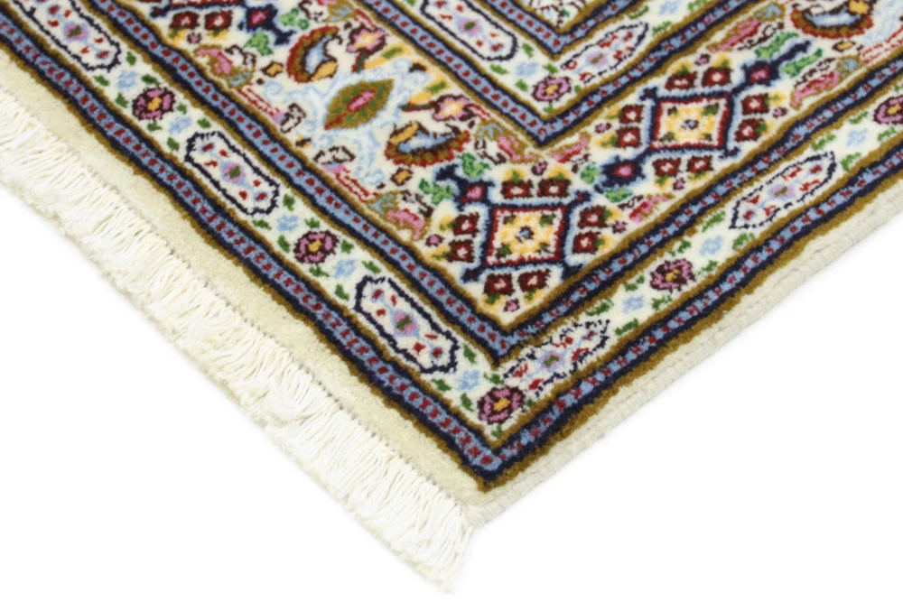 Løper Persisk teppe - klassisk - 285 x 75 cm - mørk beige