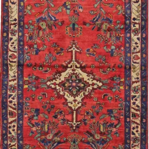 Løper Persisk teppe - klassisk - 291 x 140 cm - rød