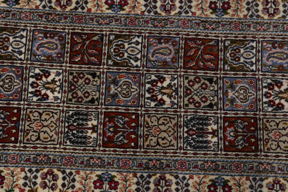 Løper Persisk teppe - klassisk - 298 x 78 cm - mørk beige