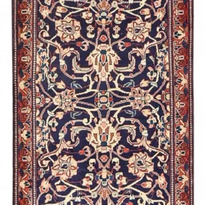 Løper Persisk teppe - klassisk - 305 x 111 cm - flerfarget