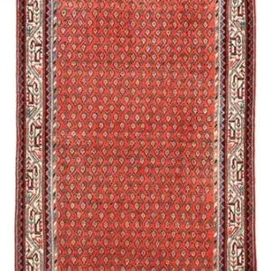 Løper Persisk teppe - klassisk - 307 x 103 cm - rød