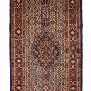 Løper Persisk teppe - klassisk - 310 x 82 cm - brun