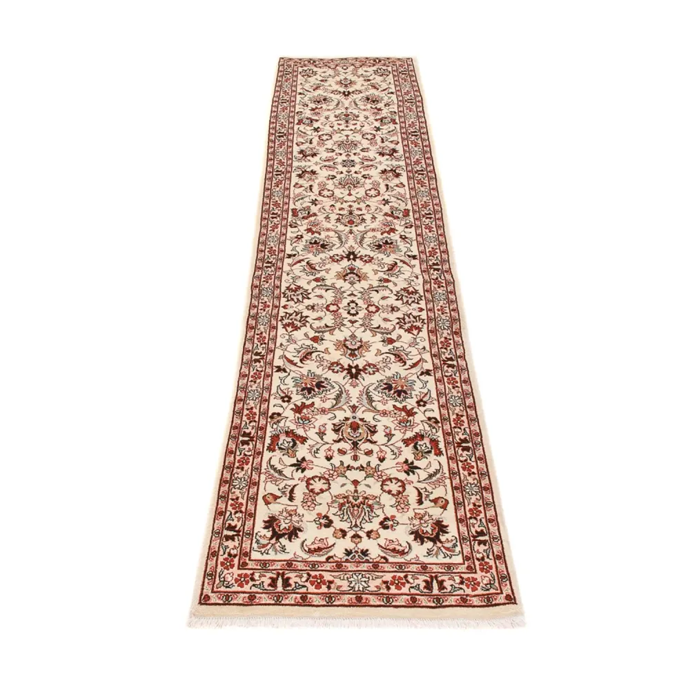 Løper Persisk teppe - klassisk - 312 x 73 cm - beige