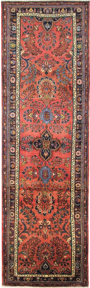 Løper Persisk teppe - klassisk - 332 x 104 cm - rød