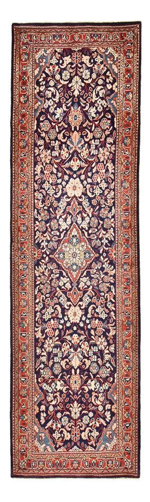 Løper Persisk teppe - klassisk - 364 x 117 cm - mørk beige