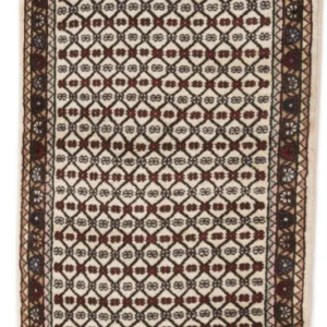 Løper Persisk teppe - Mir - 190 x 63 cm - lys beige
