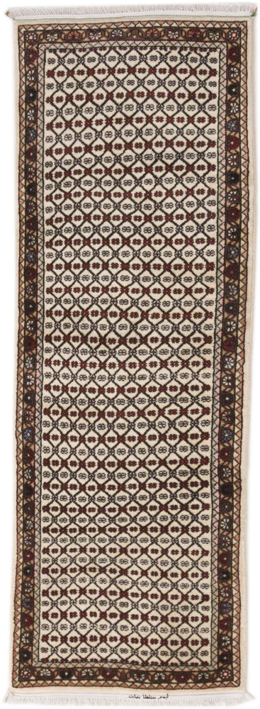 Løper Persisk teppe - Mir - 190 x 63 cm - lys beige