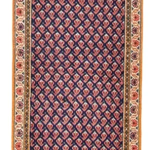 Løper Persisk teppe - Mir - 202 x 60 cm - terrakotta