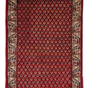 Løper Persisk teppe - Mir - 203 x 77 cm - mørk rød