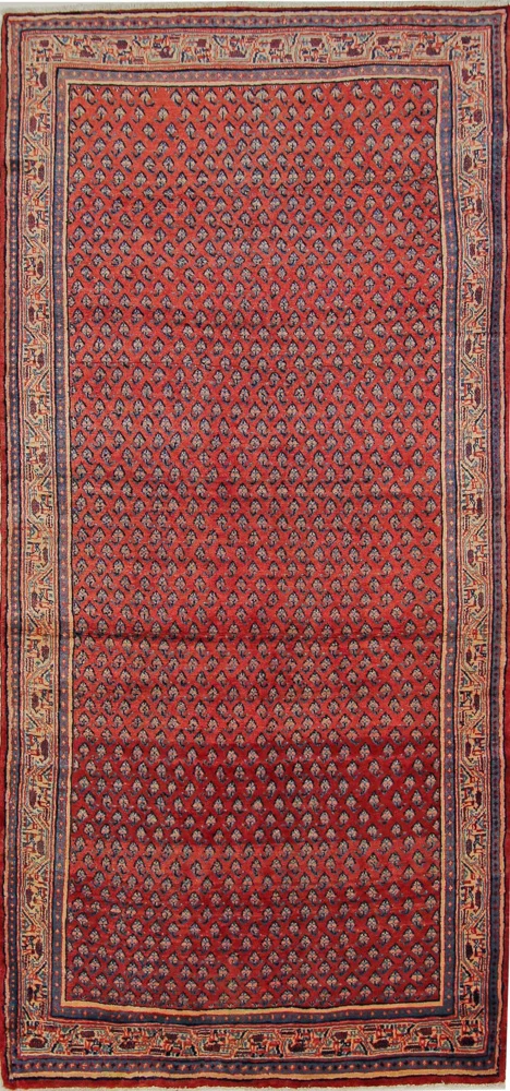 Løper Persisk teppe - Mir - 268 x 127 cm - rød