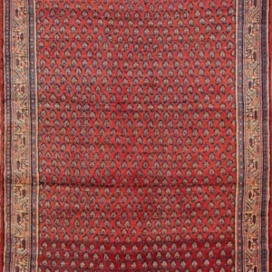 Løper Persisk teppe - Mir - 268 x 127 cm - rød