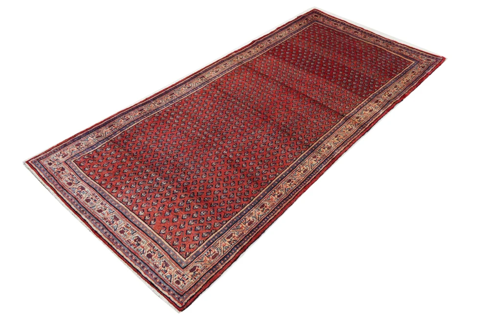 Løper Persisk teppe - Mir - 268 x 127 cm - rød