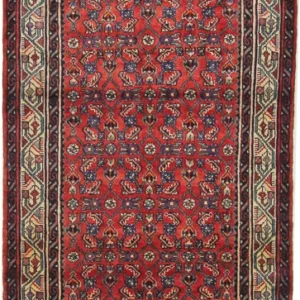 Løper Persisk teppe - Mir - 298 x 107 cm - rød