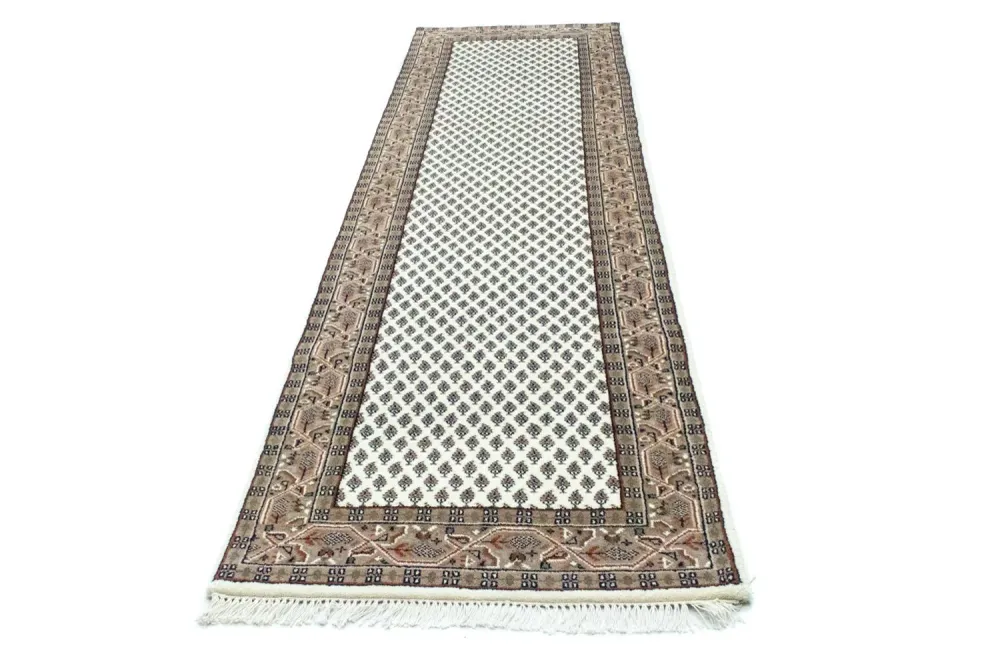 Løper Persisk teppe - Mir - 302 x 82 cm - beige