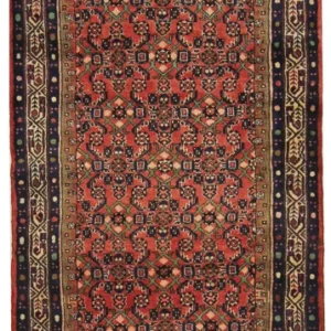Løper Persisk teppe - Mir - 397 x 109 cm - rød