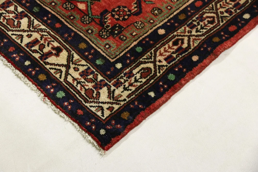 Løper Persisk teppe - Mir - 397 x 109 cm - rød