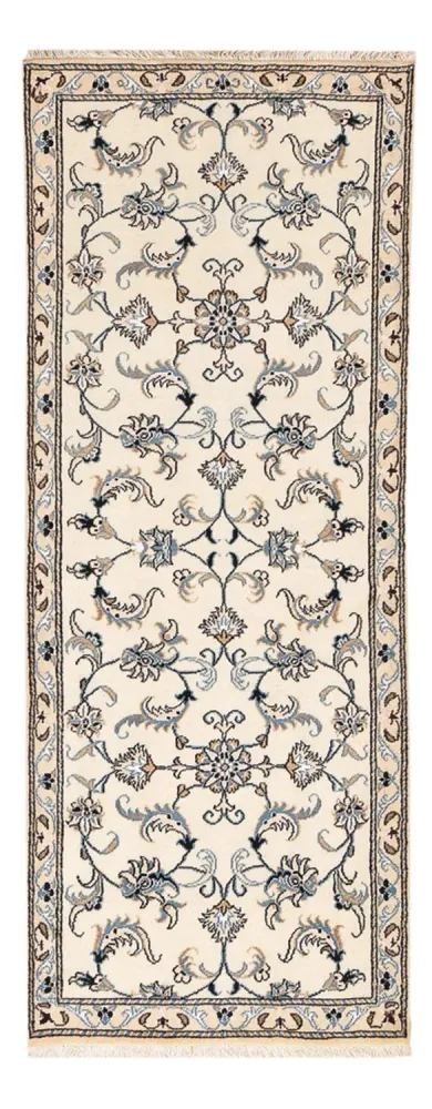 Løper Persisk teppe - Nain - 200 x 80 cm - beige