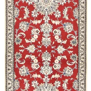 Løper Persisk teppe - Nain - 208 x 79 cm - rød