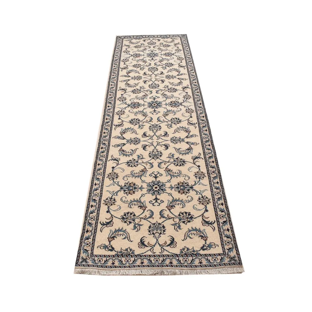 Løper Persisk teppe - Nain - 288 x 78 cm - beige