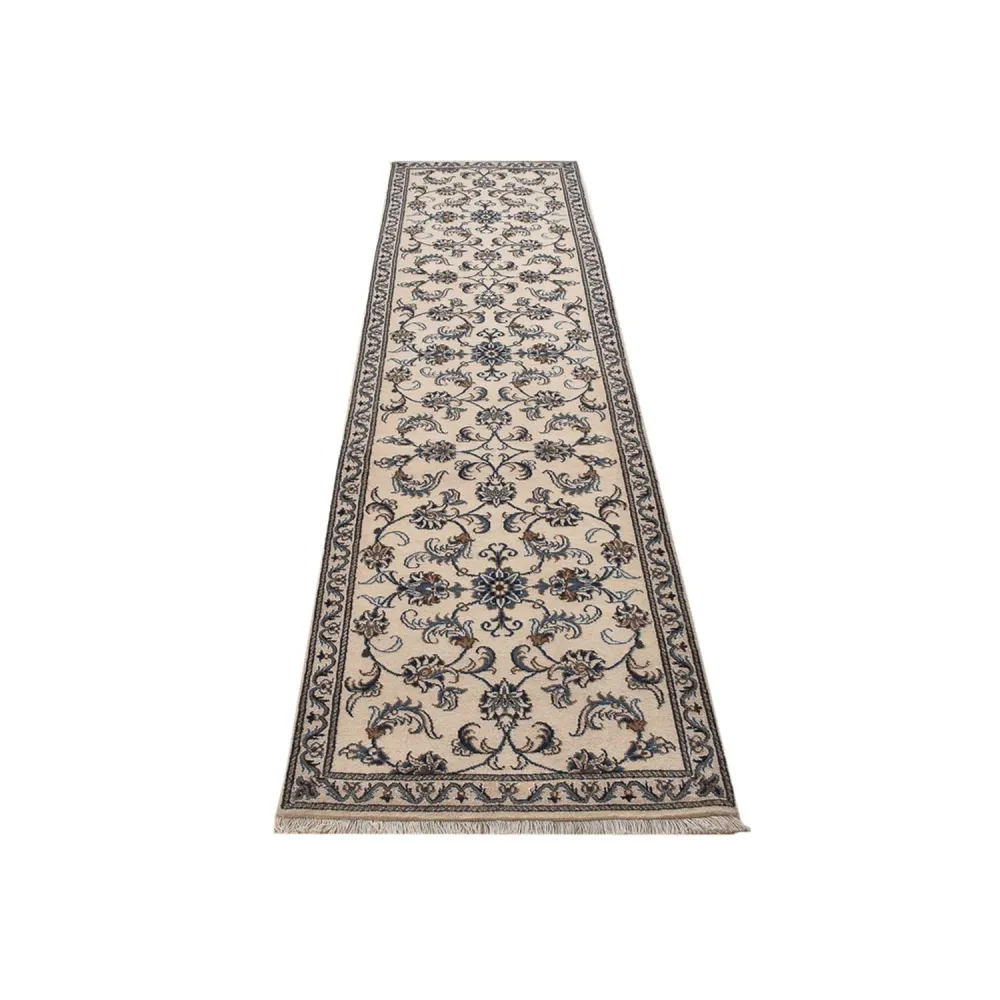 Løper Persisk teppe - Nain - 311 x 79 cm - beige