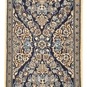 Løper Persisk teppe - Nain - Royal - 188 x 65 cm - mørkeblå