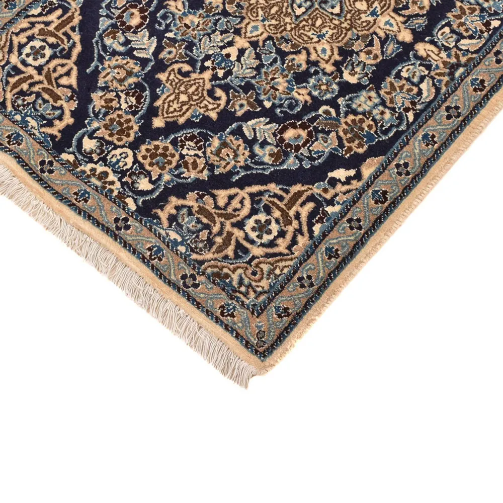 Løper Persisk teppe - Nain - Royal - 188 x 65 cm - mørkeblå
