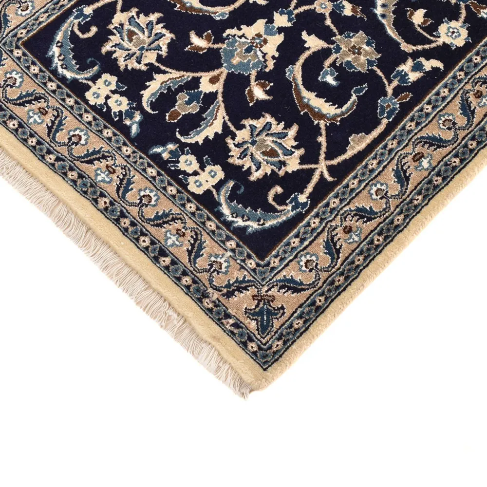 Løper Persisk teppe - Nain - Royal - 196 x 66 cm - mørkeblå