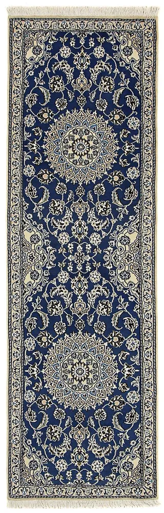 Løper Persisk teppe - Nain - Royal - 200 x 60 cm - blå