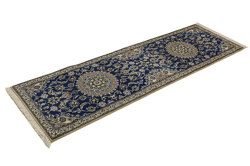 Løper Persisk teppe - Nain - Royal - 200 x 60 cm - blå