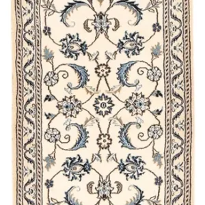 Løper Persisk teppe - Nain - Royal - 202 x 60 cm - krem