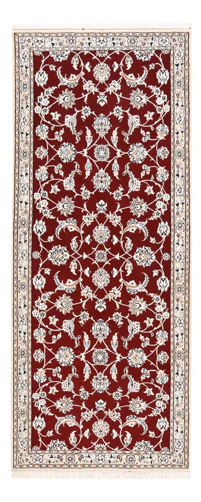 Løper Persisk teppe - Nain - Royal - 215 x 90 cm - rød