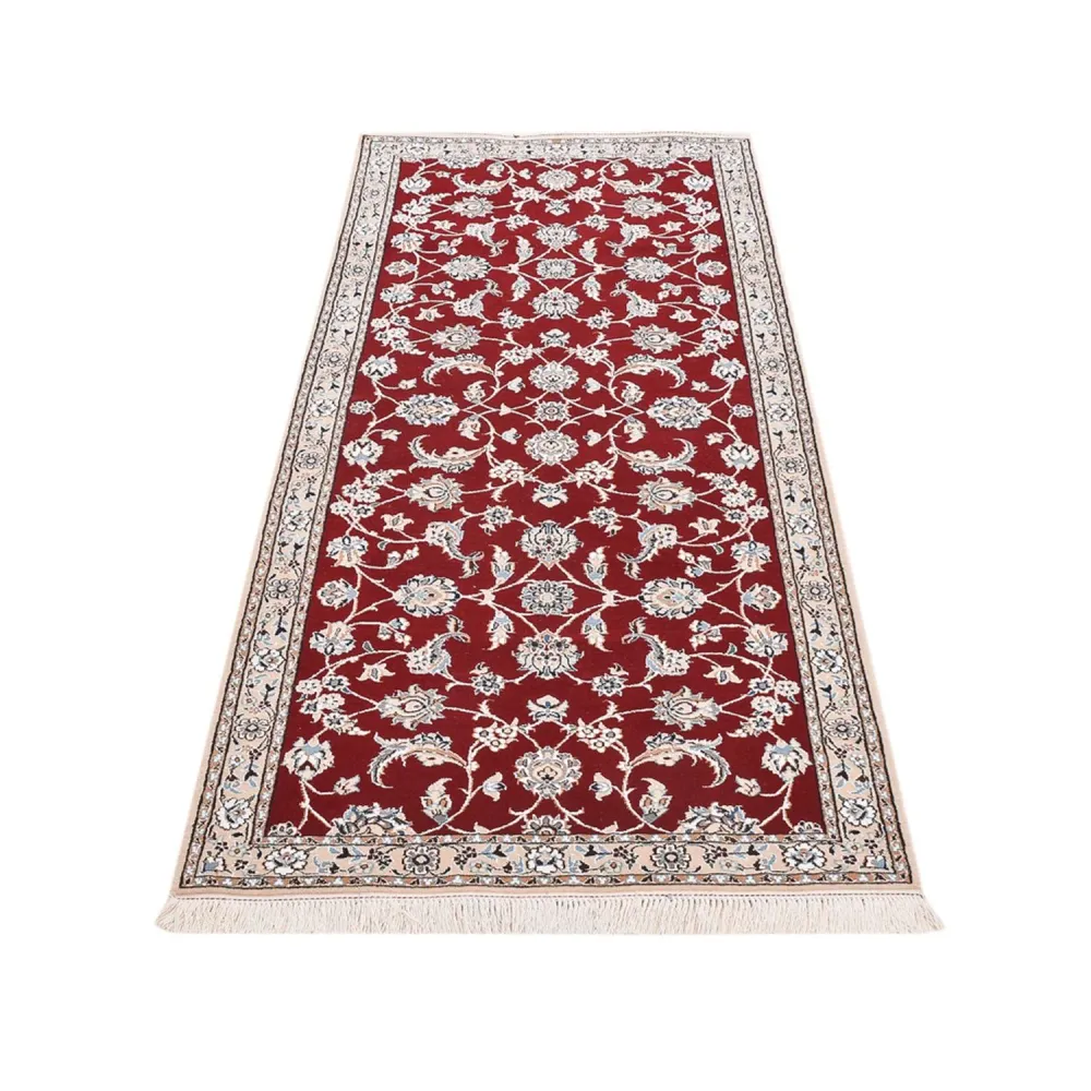 Løper Persisk teppe - Nain - Royal - 215 x 90 cm - rød