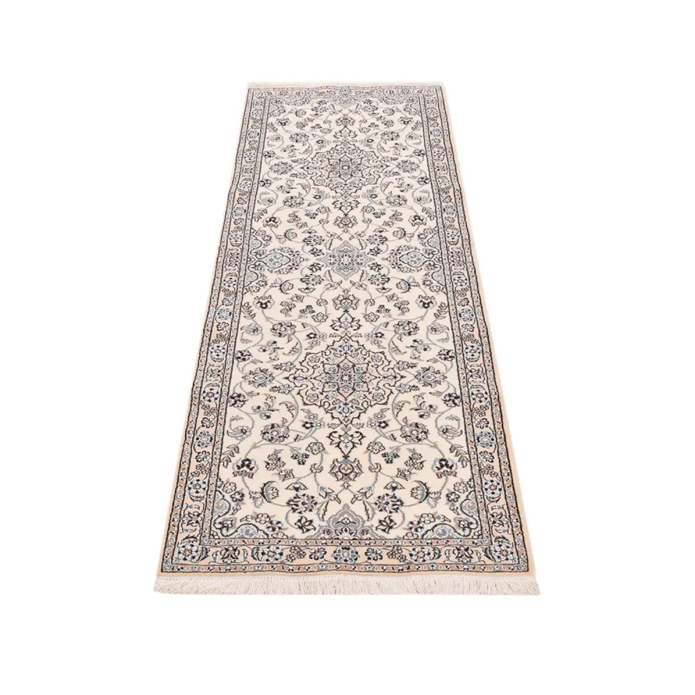 Løper Persisk teppe - Nain - Royal - 215 x 71 cm - krem