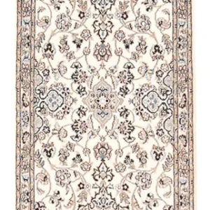 Løper Persisk teppe - Nain - Royal - 219 x 70 cm - hvit