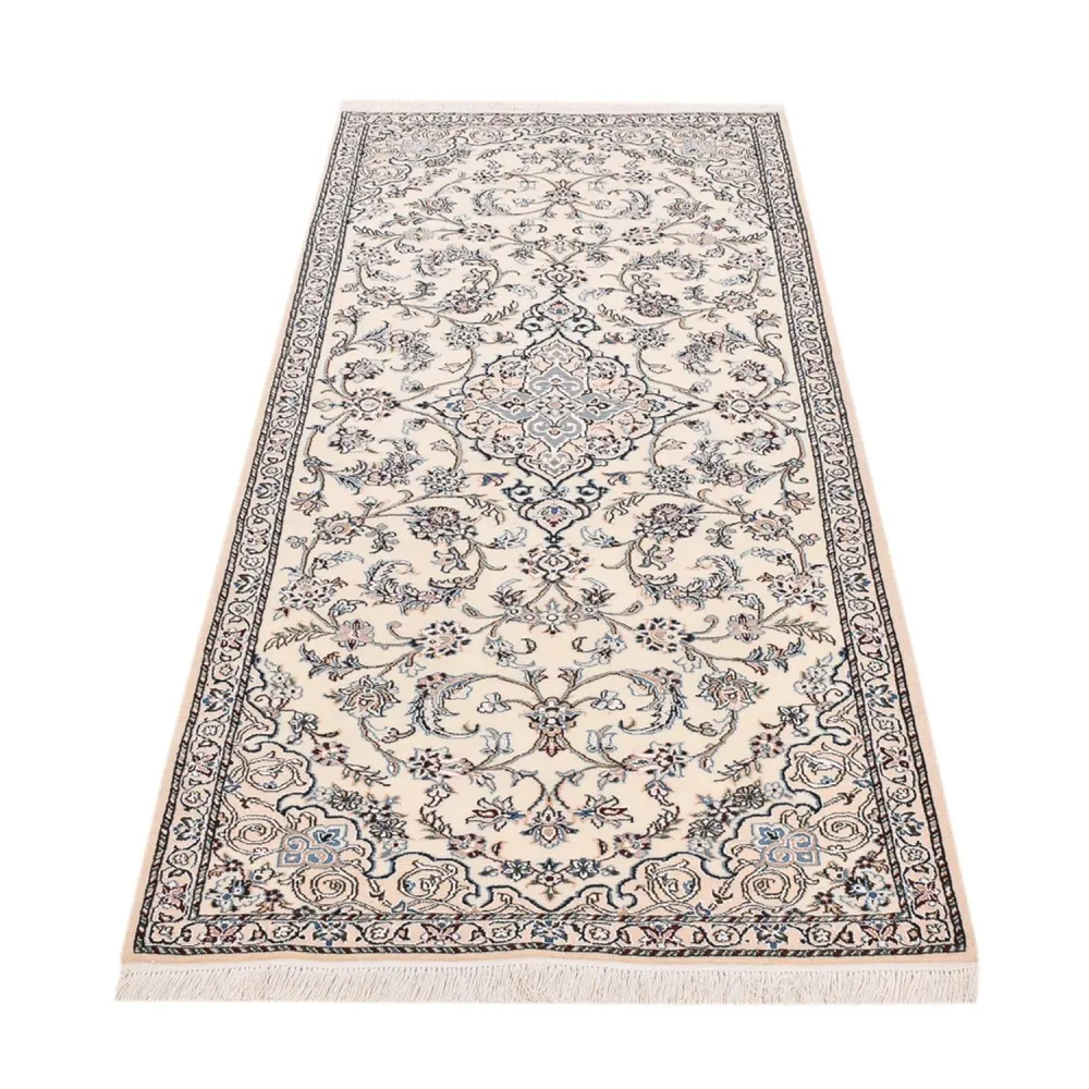 Løper Persisk teppe - Nain - Royal - 220 x 91 cm - krem