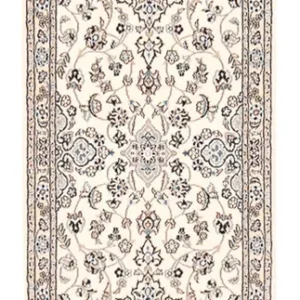 Løper Persisk teppe - Nain - Royal - 225 x 70 cm - hvit