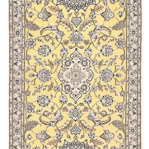 Løper Persisk teppe - Nain - Royal - 273 x 88 cm - gul