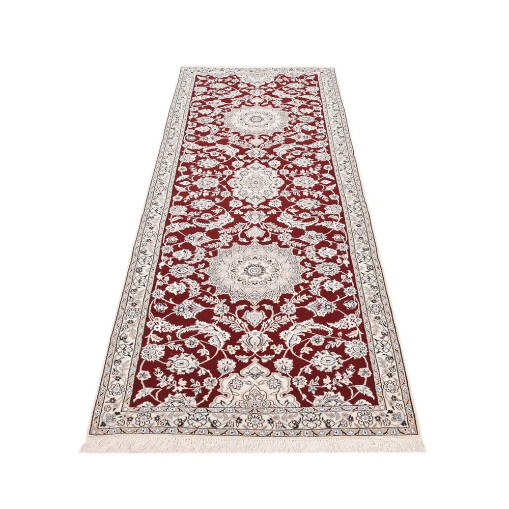 Løper Persisk teppe - Nain - Royal - 275 x 93 cm - rød