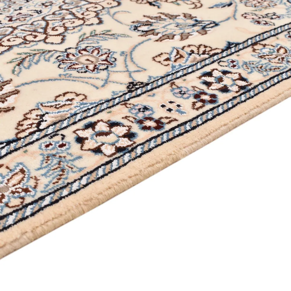 Løper Persisk teppe - Nain - Royal - 303 x 86 cm - hvit